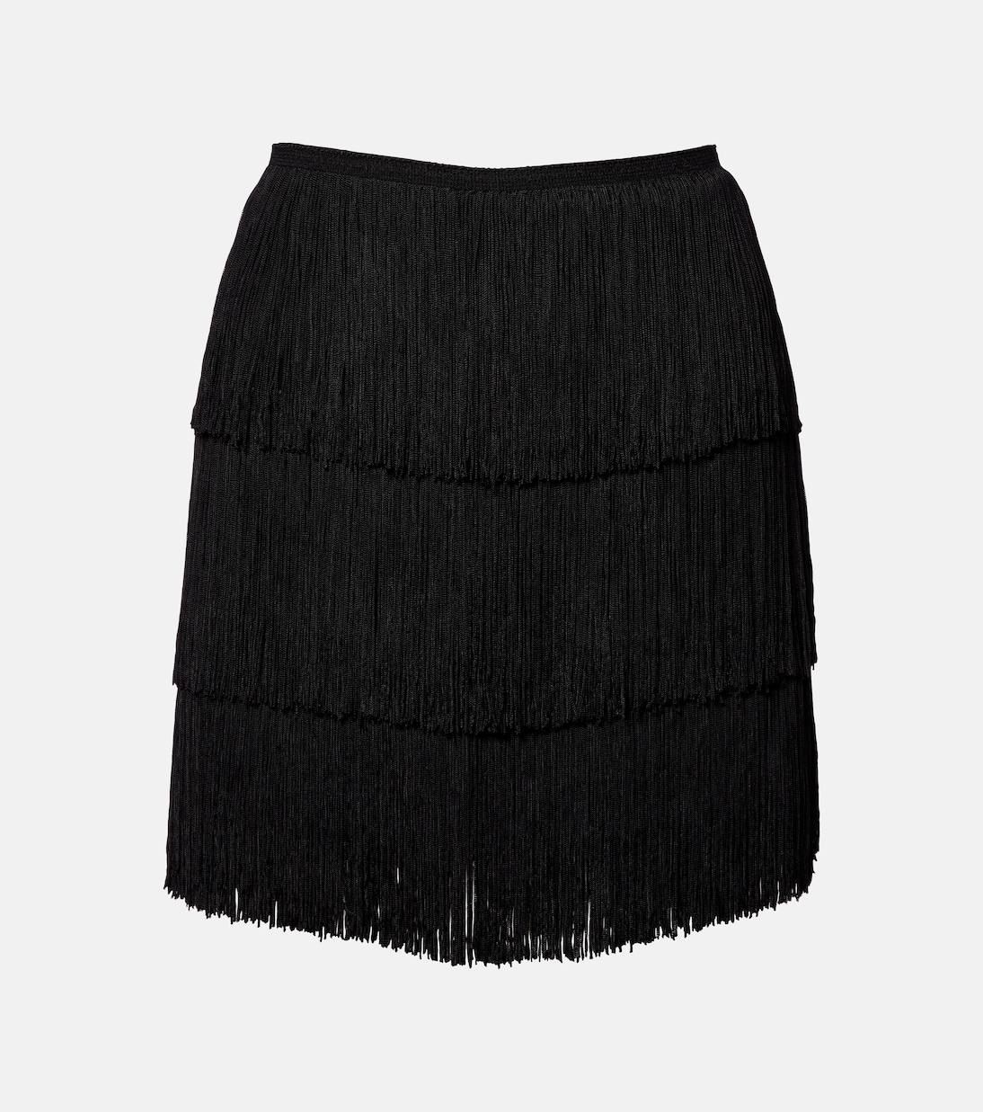 Fringed miniskirt | Norma Kamali