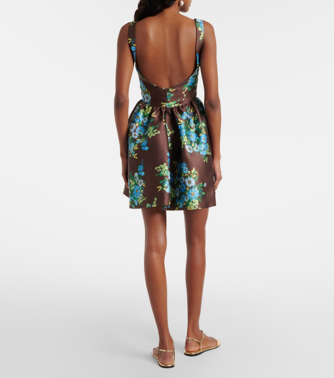 Minikleid aus Satin | Alémais