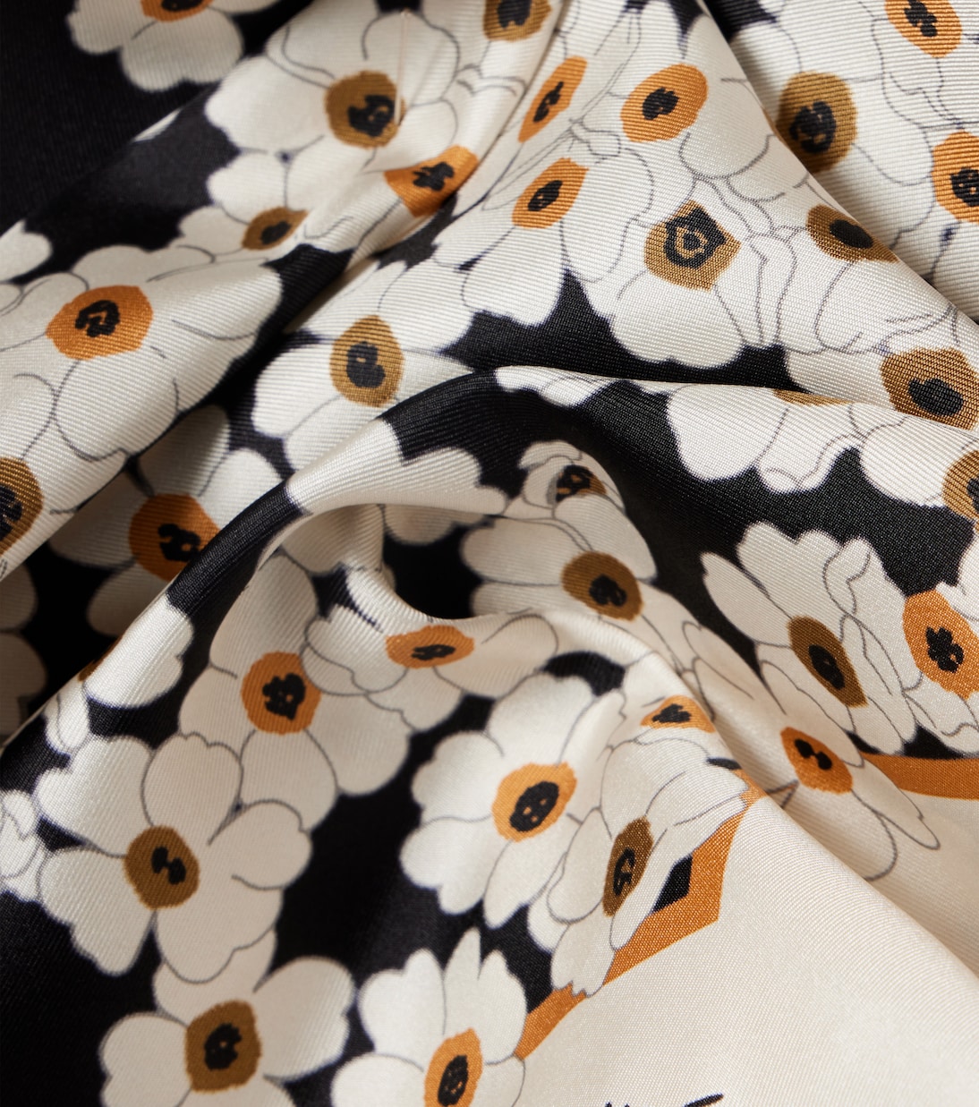 Foulard en soie à fleurs | Valentino