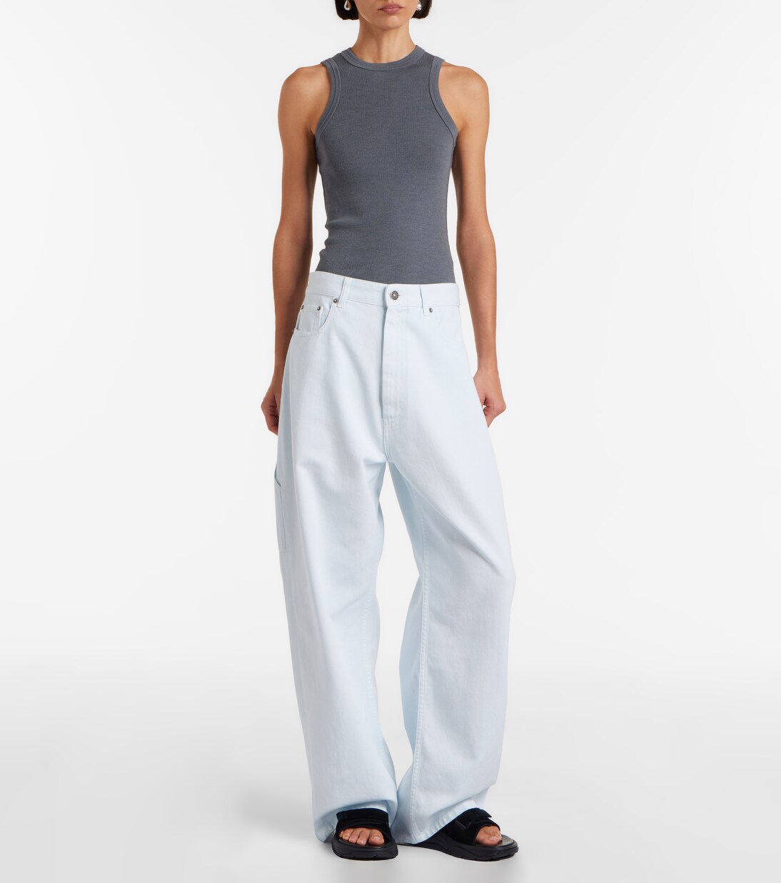 Wide-leg jeans | Phoebe Philo