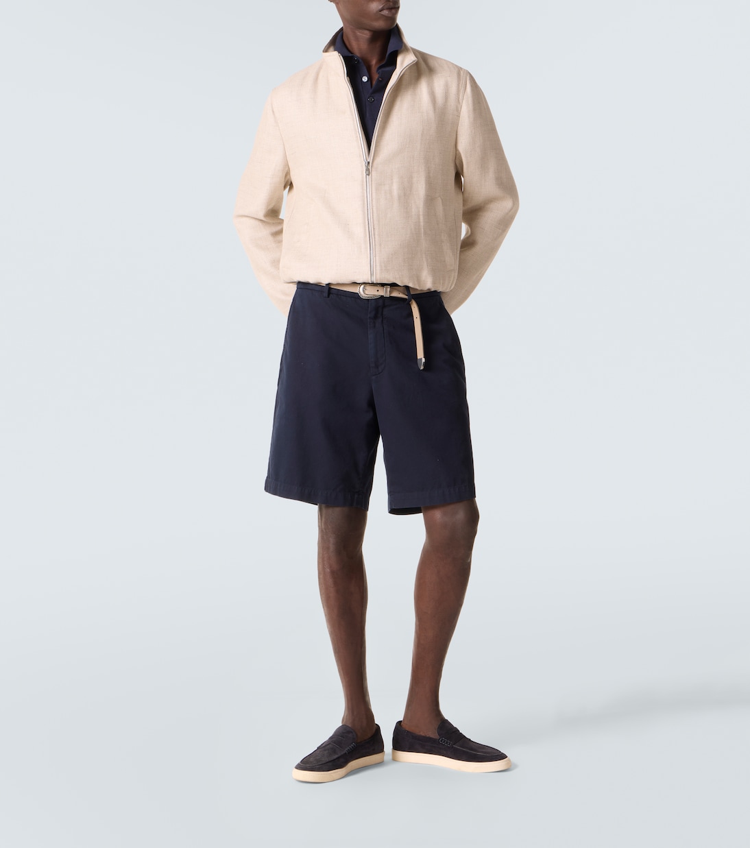 Polo brodé en coton | Brunello Cucinelli