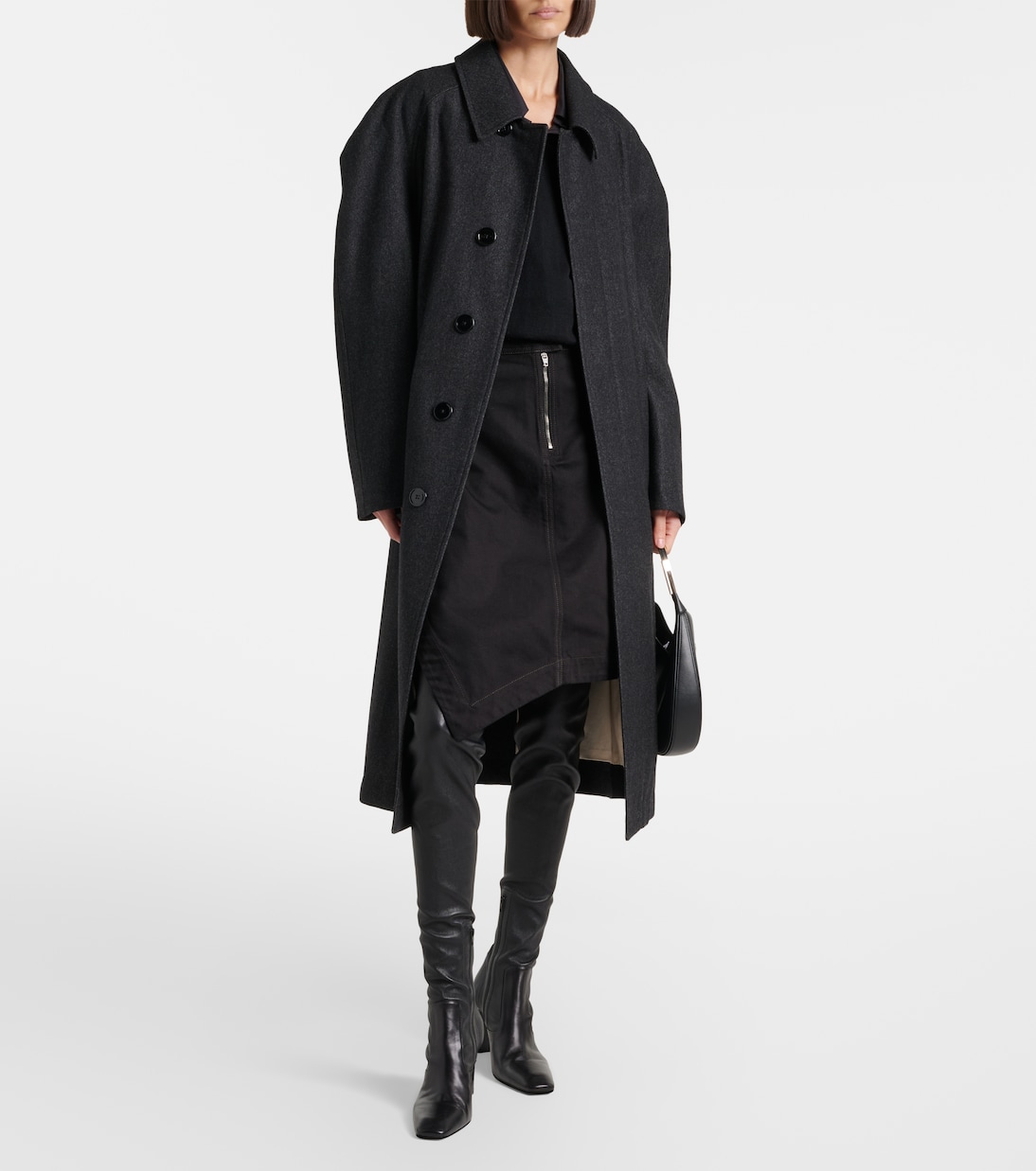 Midirock aus Denim | Lemaire