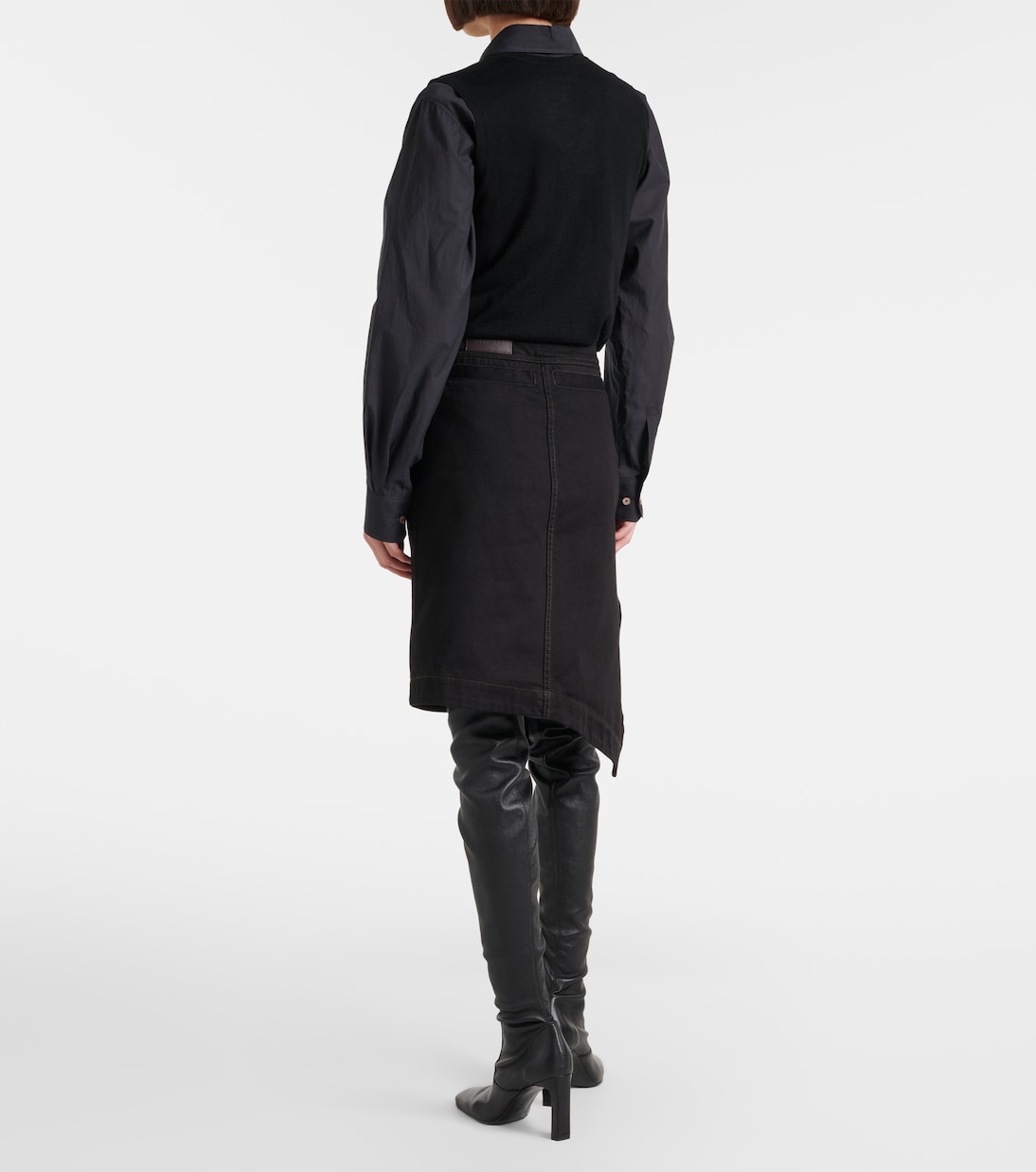 Midirock aus Denim | Lemaire