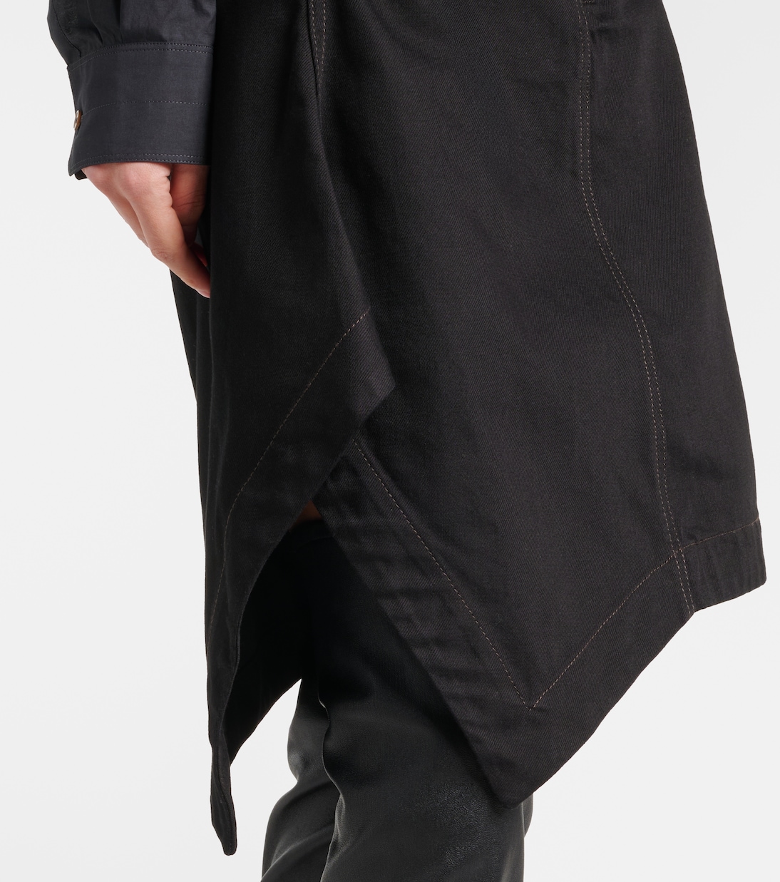 Midirock aus Denim | Lemaire