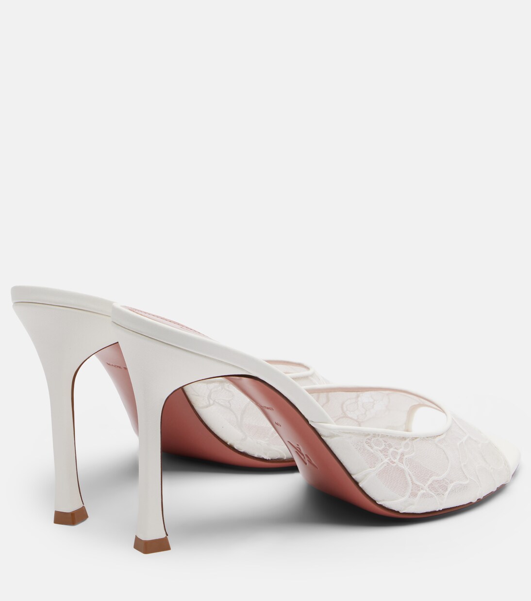 Alexa polka-dot mules | Amina Muaddi