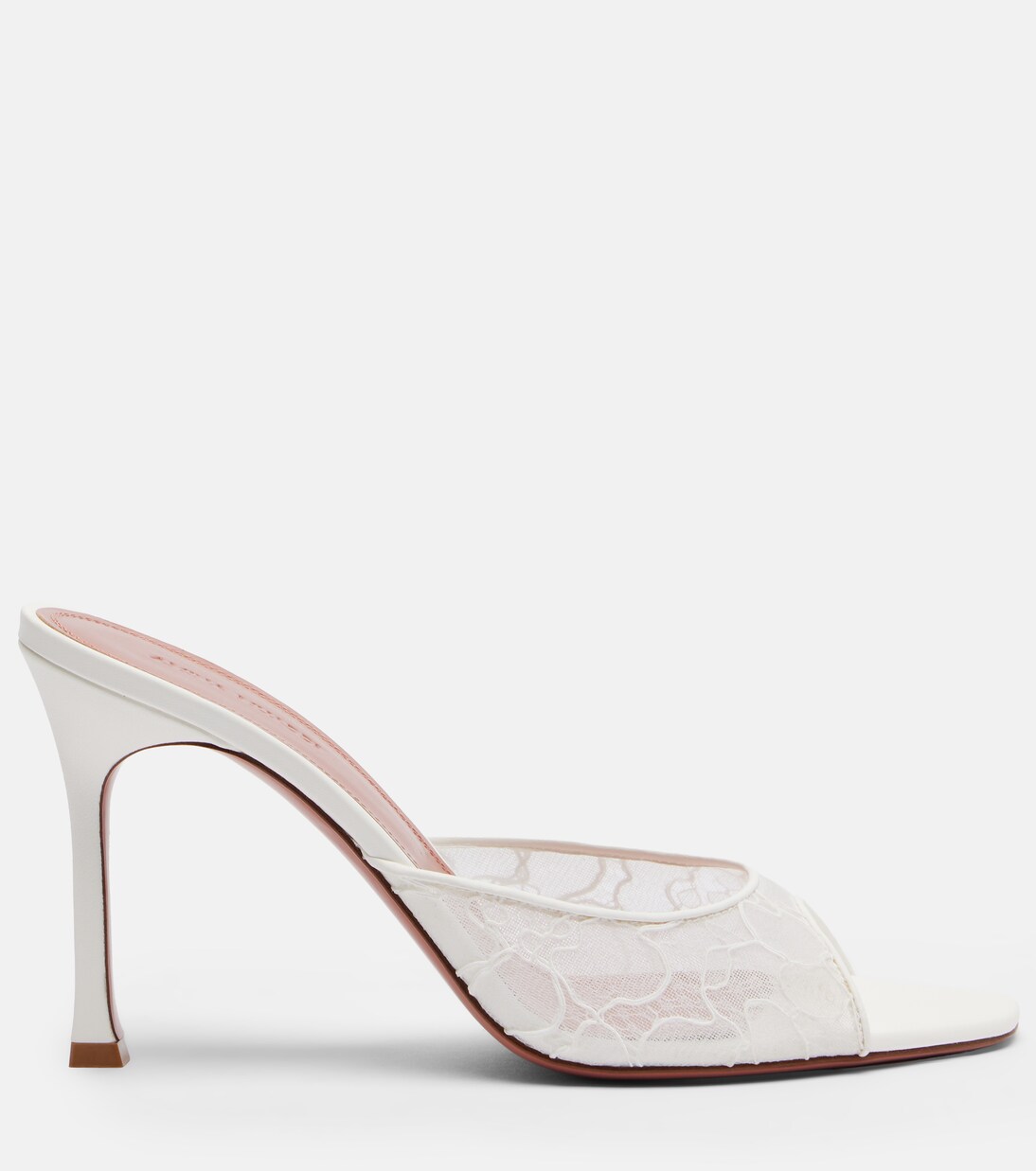 Alexa polka-dot mules | Amina Muaddi