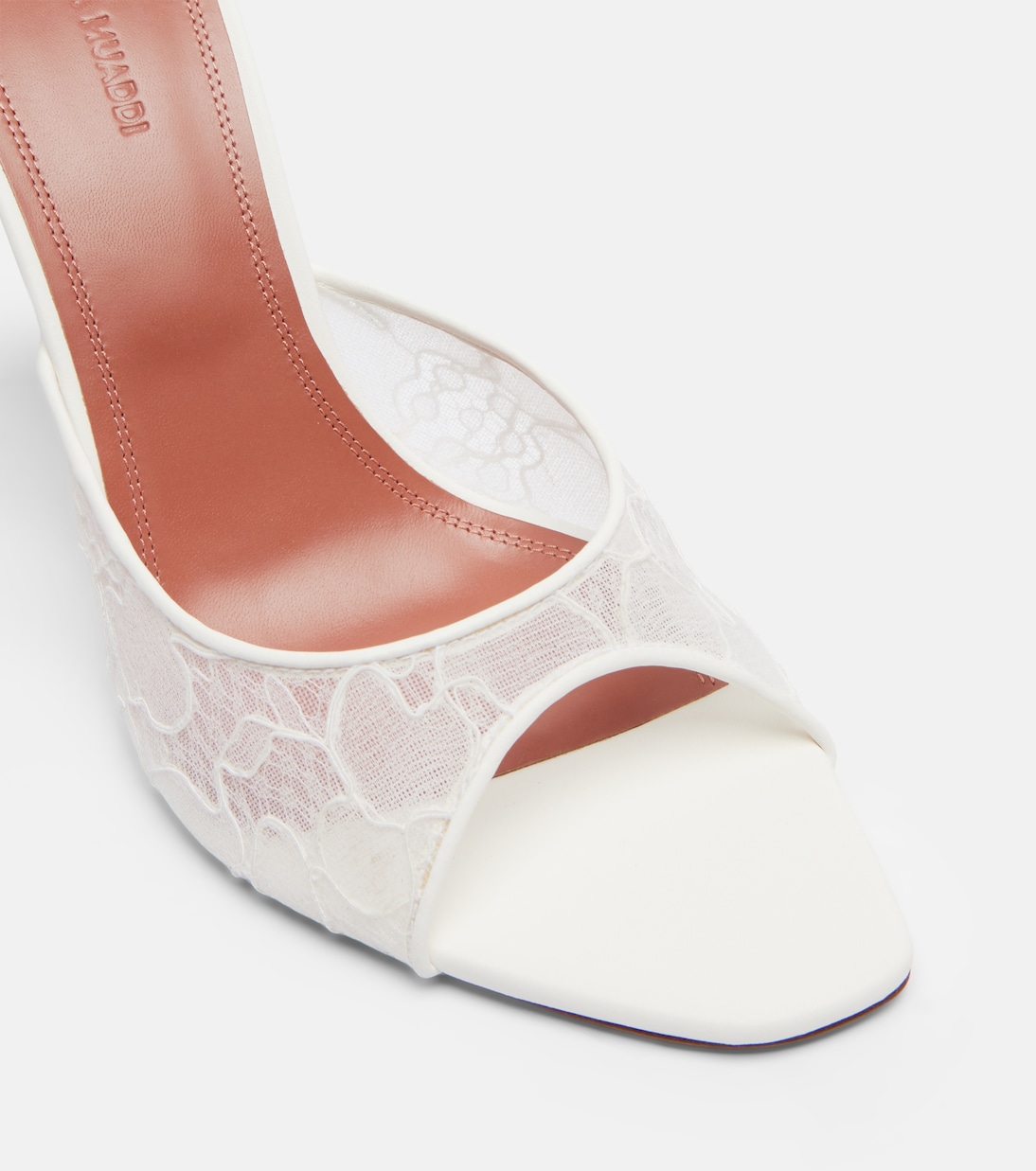 Alexa polka-dot mules | Amina Muaddi