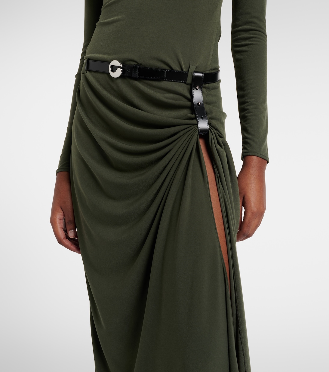 Suspended draped jersey gown | Coperni
