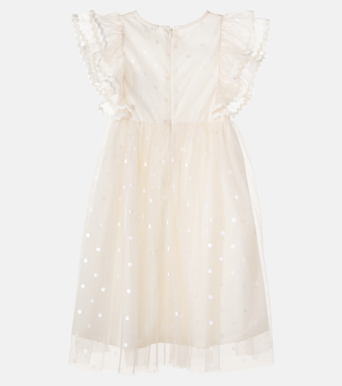 Embellished polka-dot tulle dress | Bebe Organic