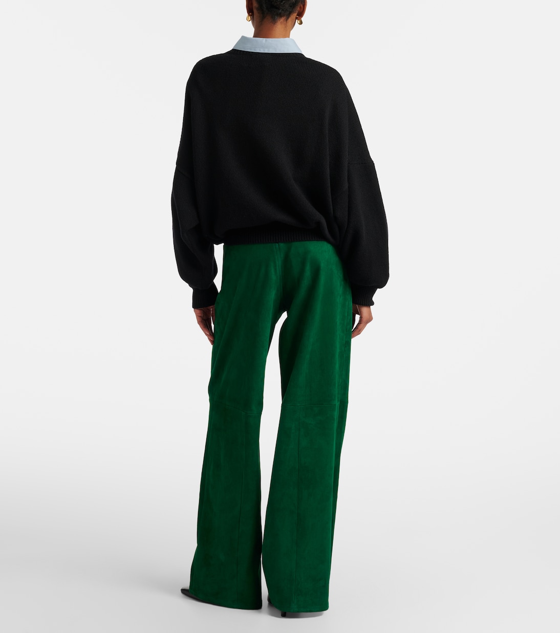 Pantalon ample Mytheo en daim | Stouls