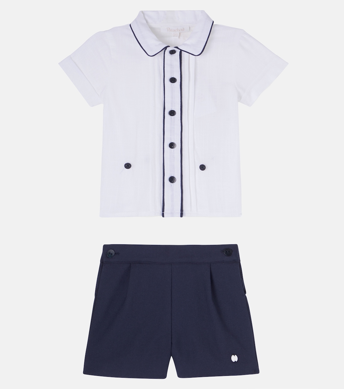 Baby - Camicia e shorts in misto cotone | Patachou