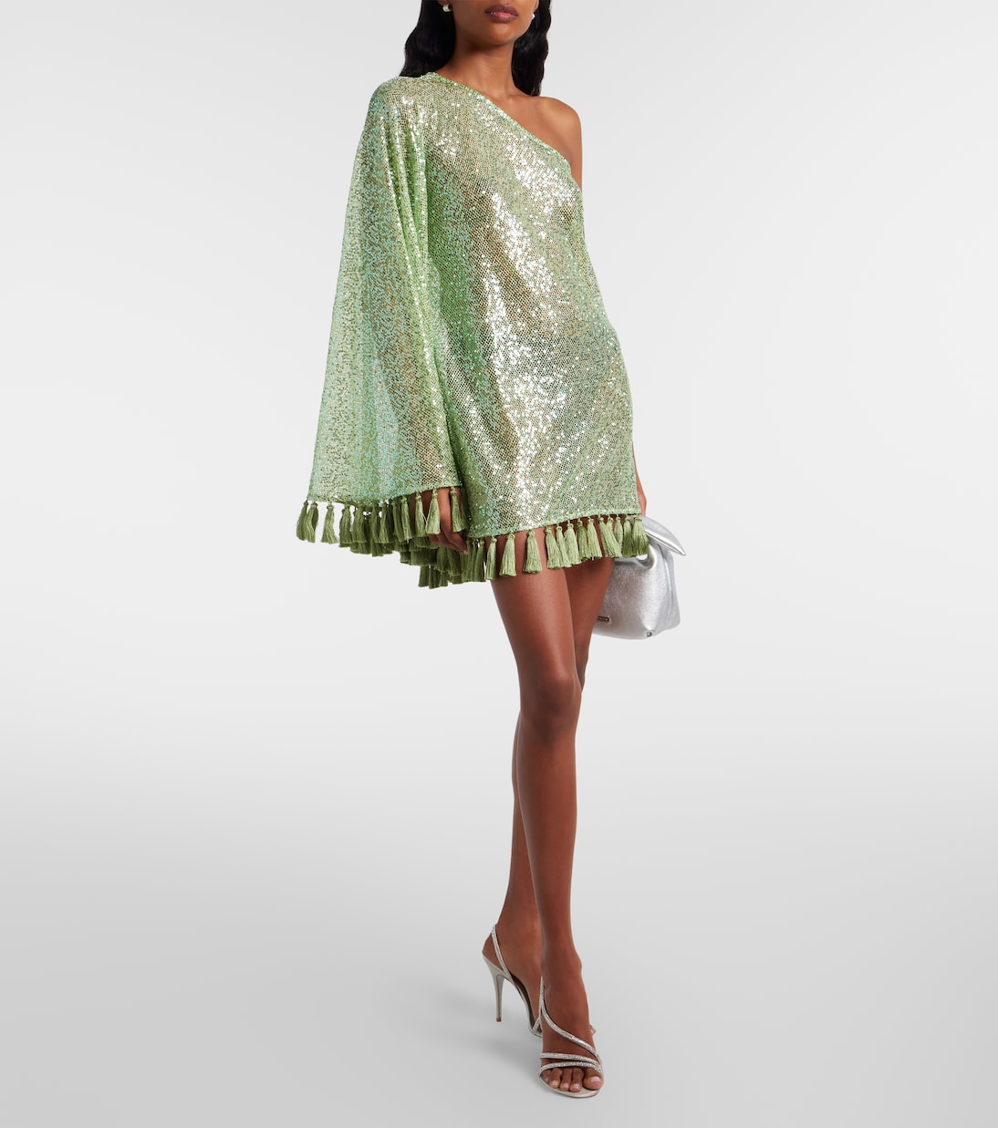 Es Trench off-shoulder sequined minidress | Taller Marmo