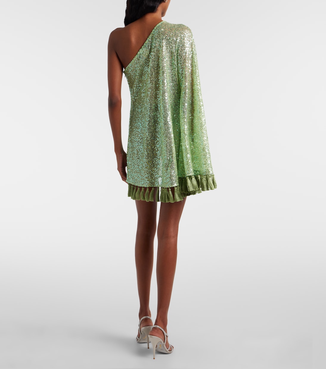 Es Trench off-shoulder sequined minidress | Taller Marmo