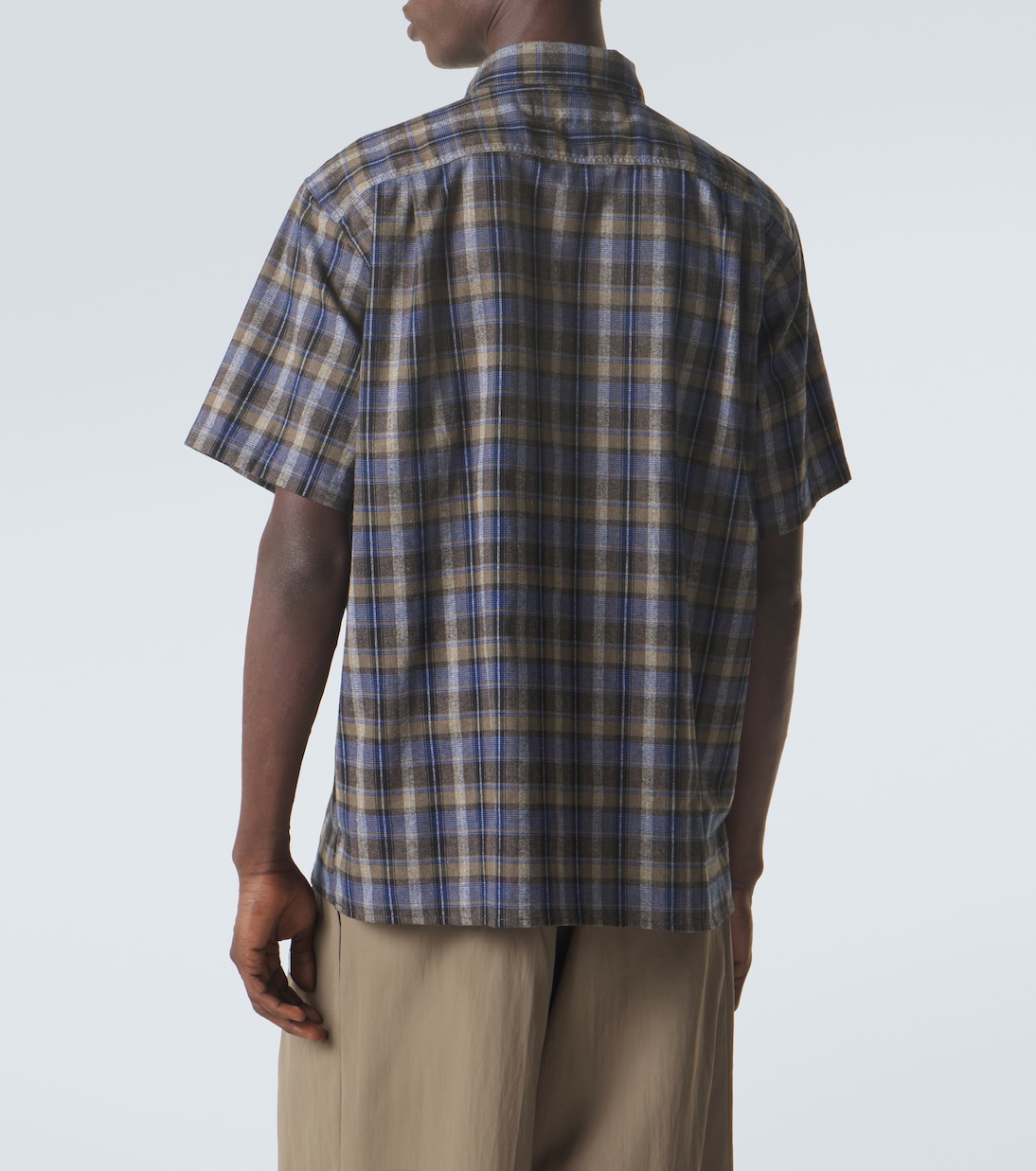 Checked cotton-blend shirt | ERL