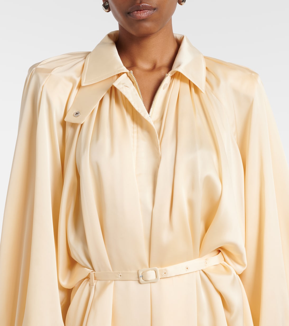 Satin playsuit | Rotate