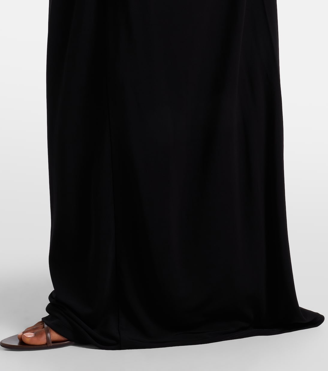 Embellished gathered jersey maxi skirt | Christopher Esber