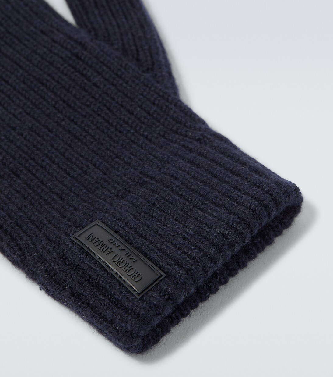 Guantes acanalados de cachemir | Giorgio Armani