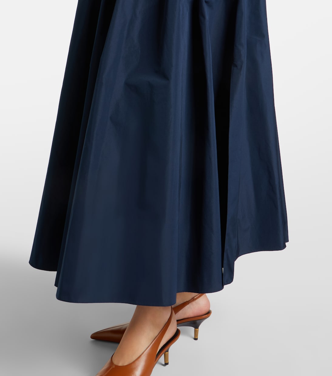 Pleated taffeta midi skirt | 'S Max Mara