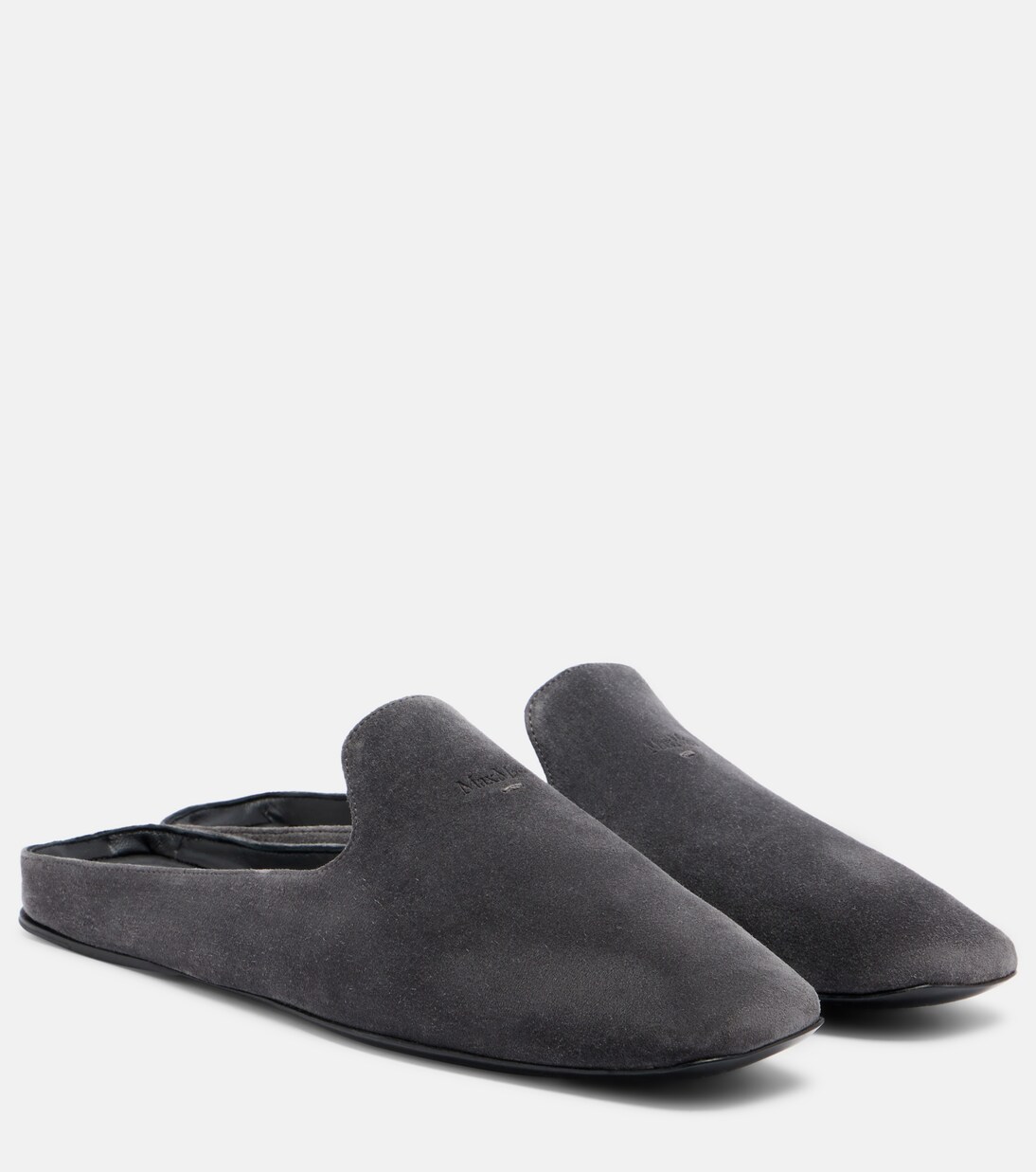 Logo suede mules | Max Mara