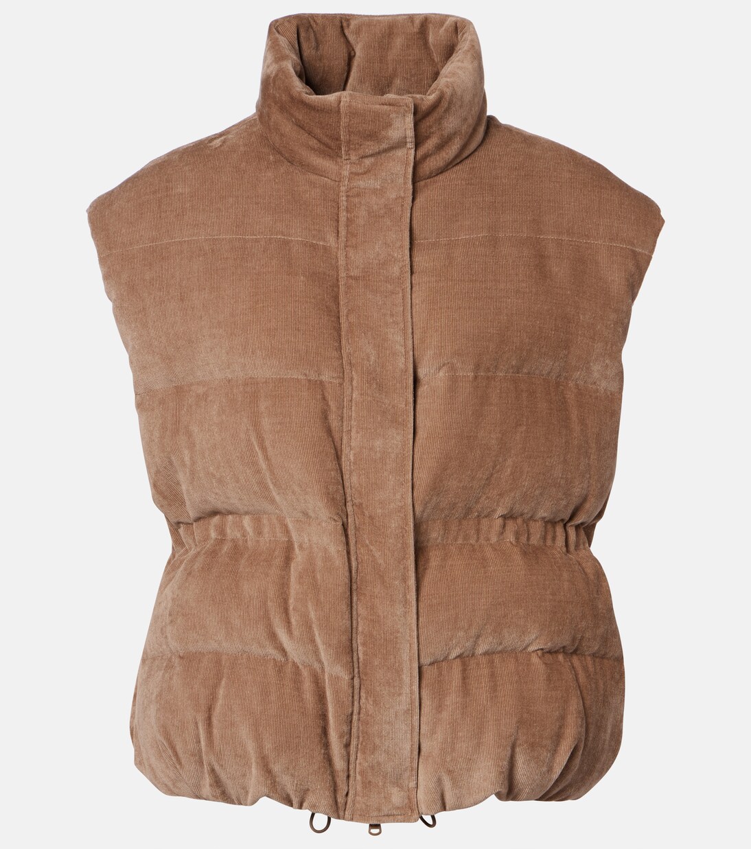 Monili corduroy down vest | Brunello Cucinelli