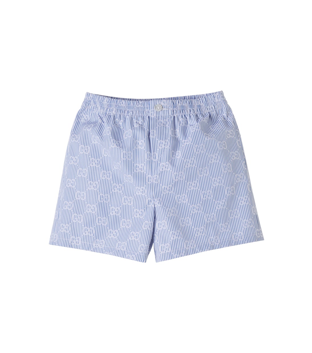 Baby GG striped cotton poplin Bermuda shorts | Gucci Kids