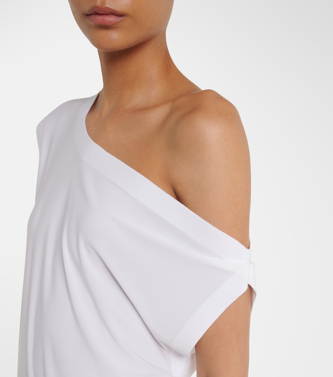 One-shoulder jersey maxi dress | Norma Kamali