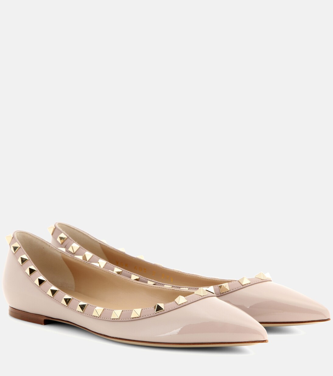 Ballerinas Rockstud aus Lackleder | Valentino Garavani