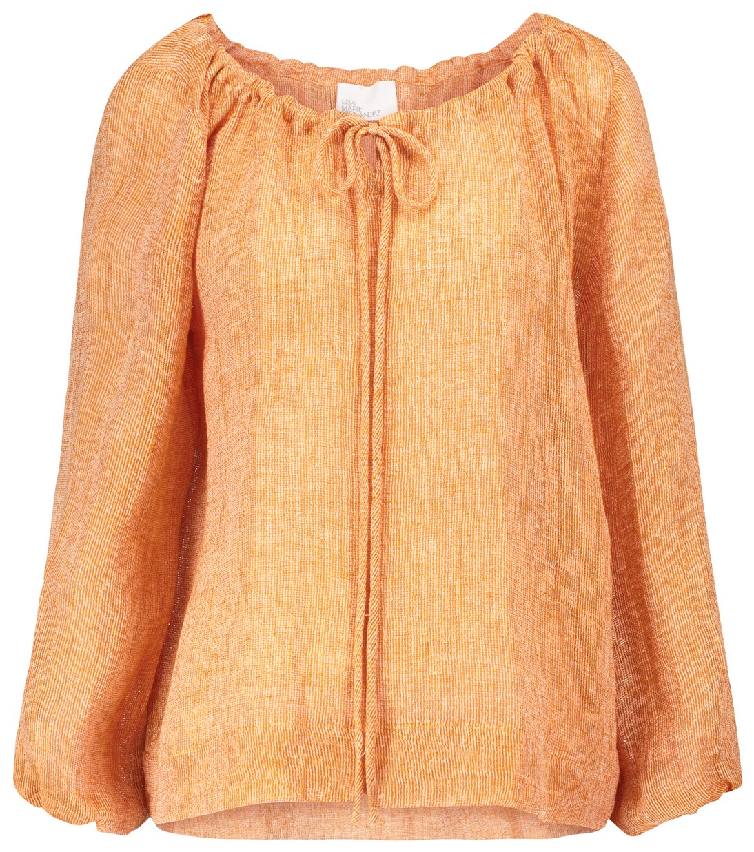 Blouse en lin mélangé | Lisa Marie Fernandez