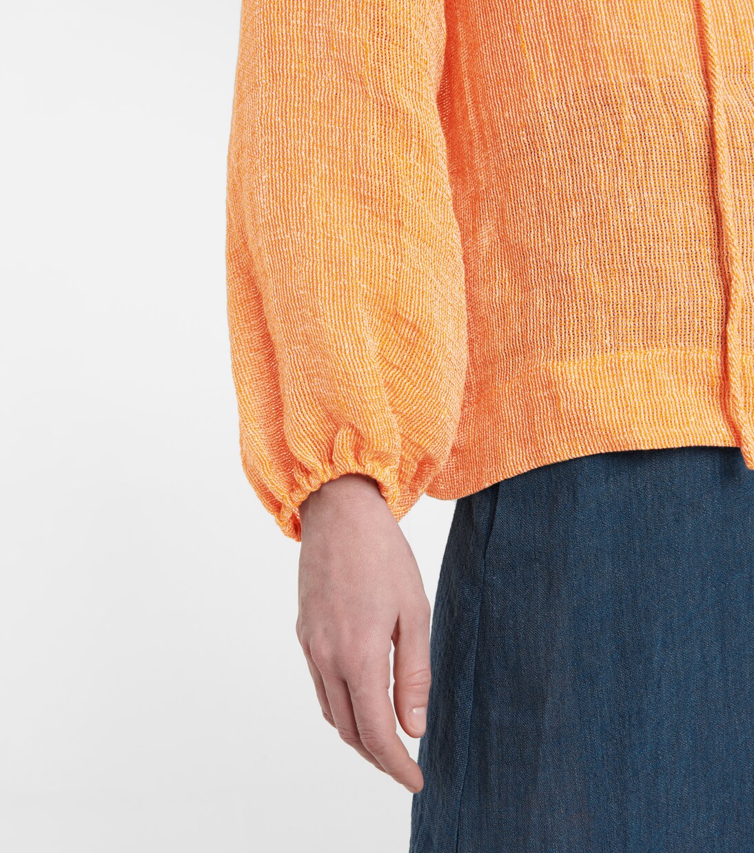 Blouse en lin mélangé | Lisa Marie Fernandez