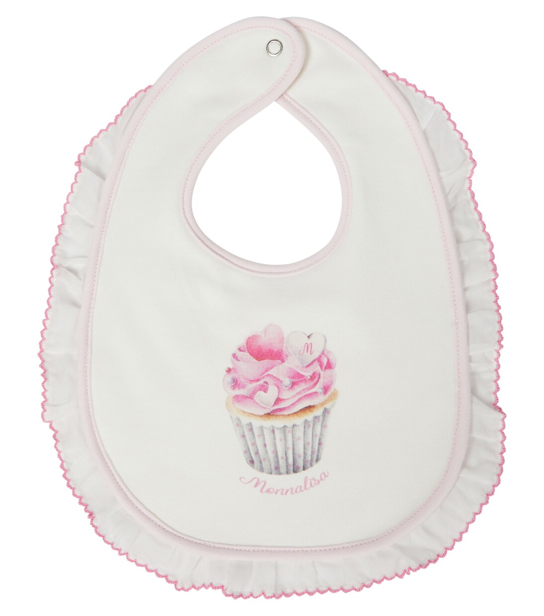 Baby printed cotton bib | Monnalisa