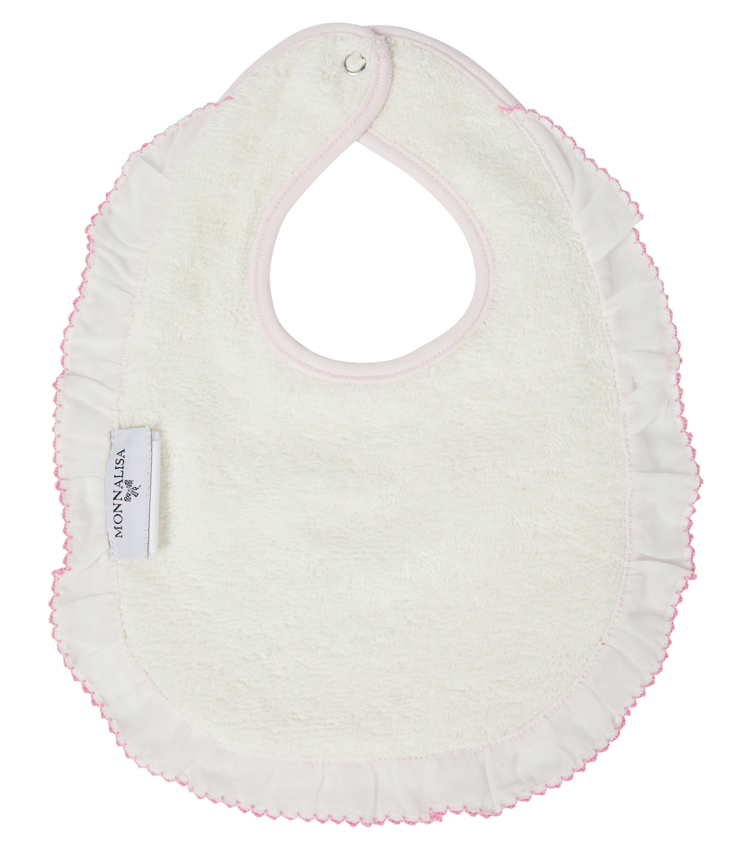 Baby printed cotton bib | Monnalisa