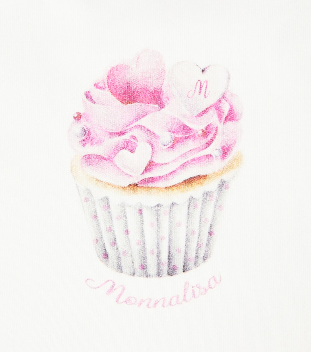 Baby printed cotton bib | Monnalisa