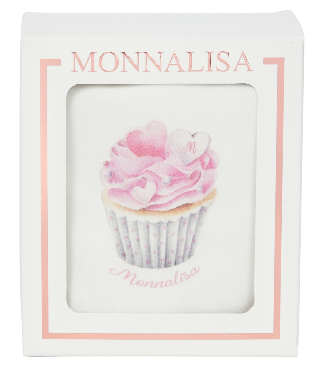 Baby printed cotton bib | Monnalisa