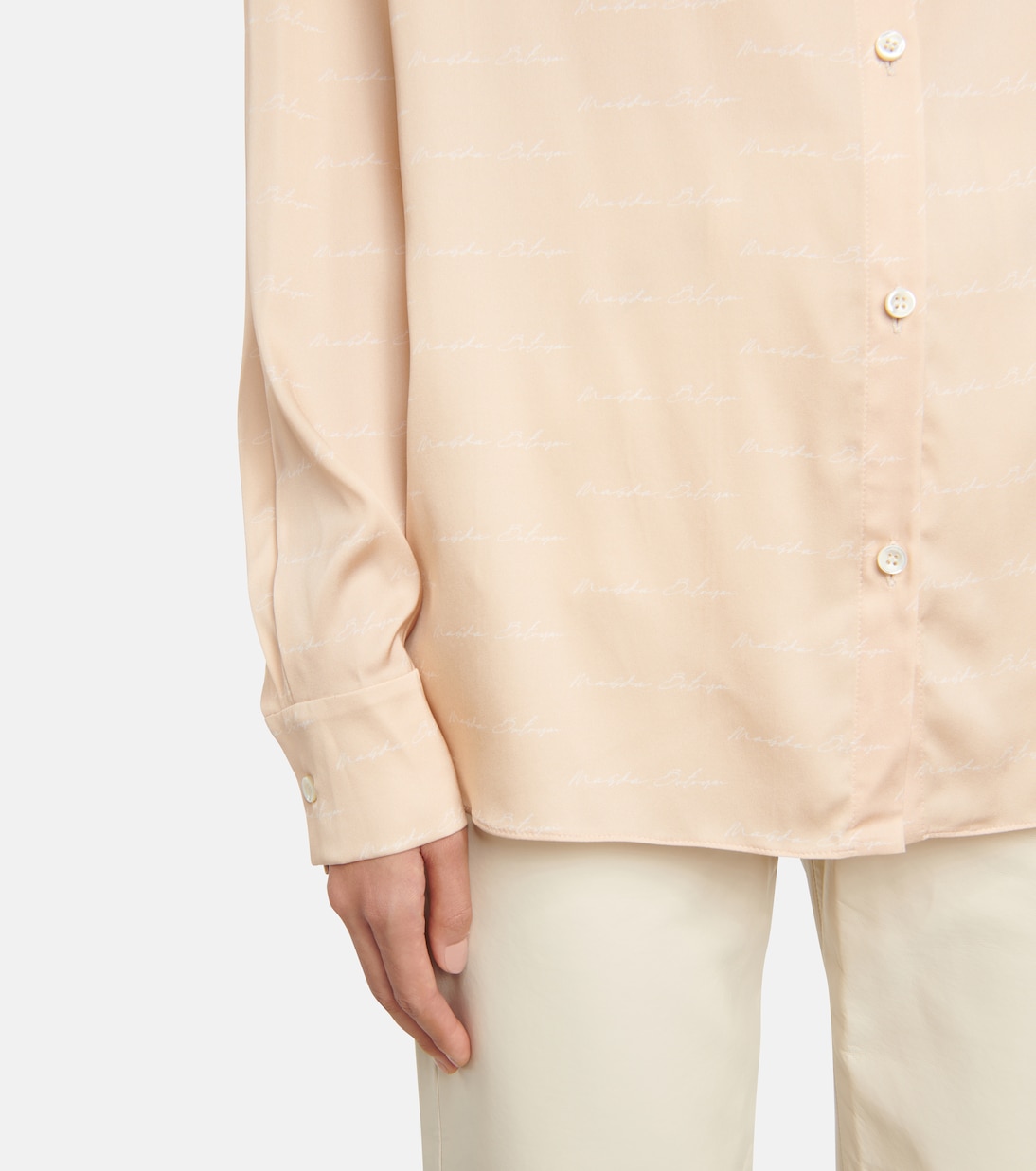 Hemd aus einem Seidengemisch | Magda Butrym