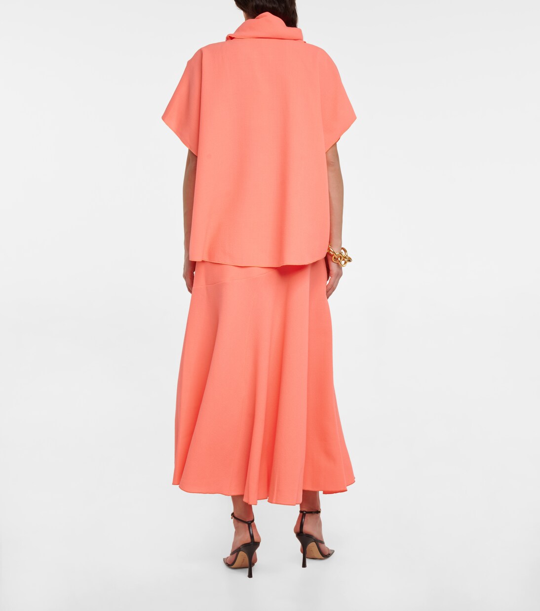 Blouse Willa en crêpe de laine vierge | Roksanda