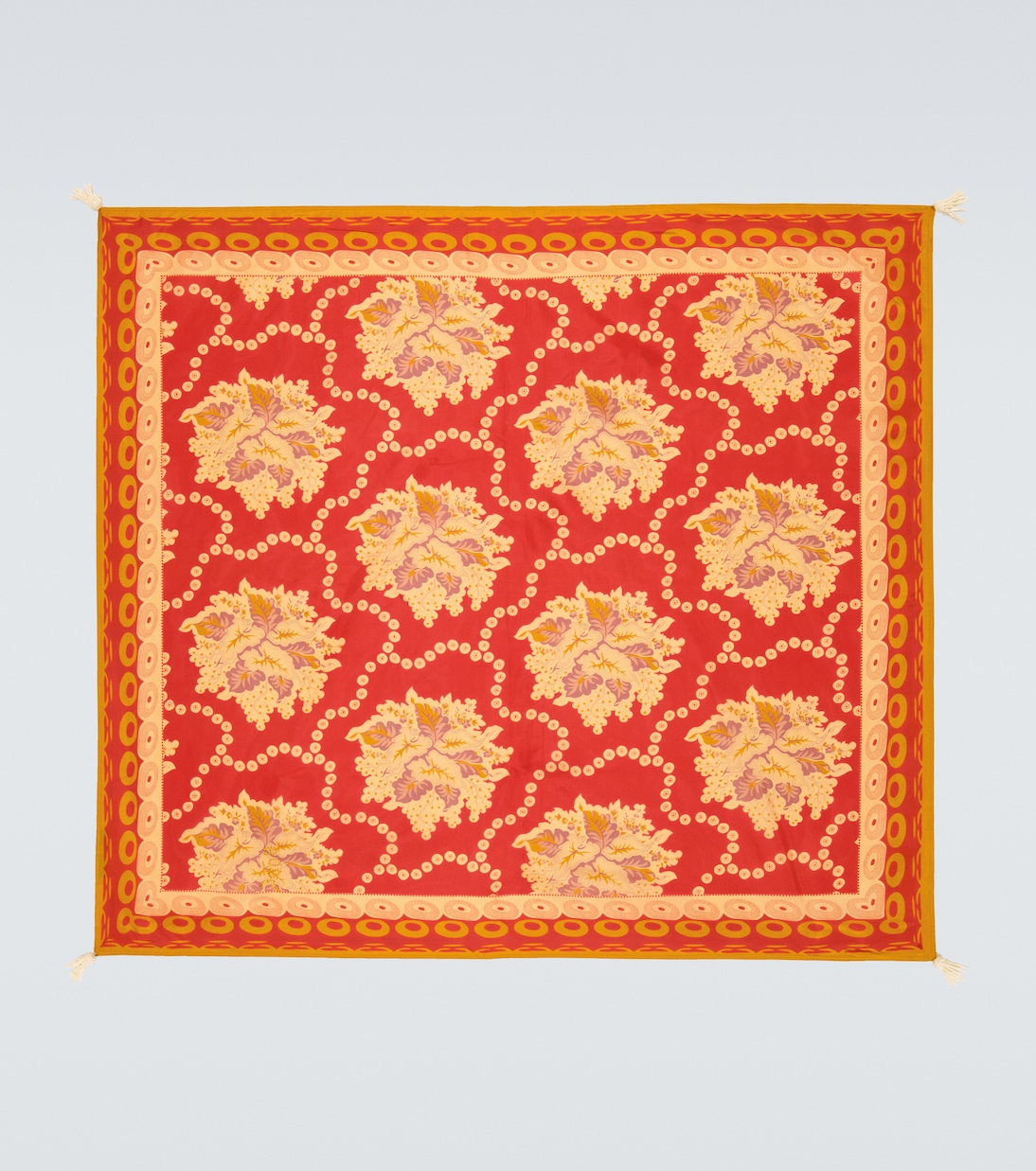 Coral Bells printed silk bandana | Bode