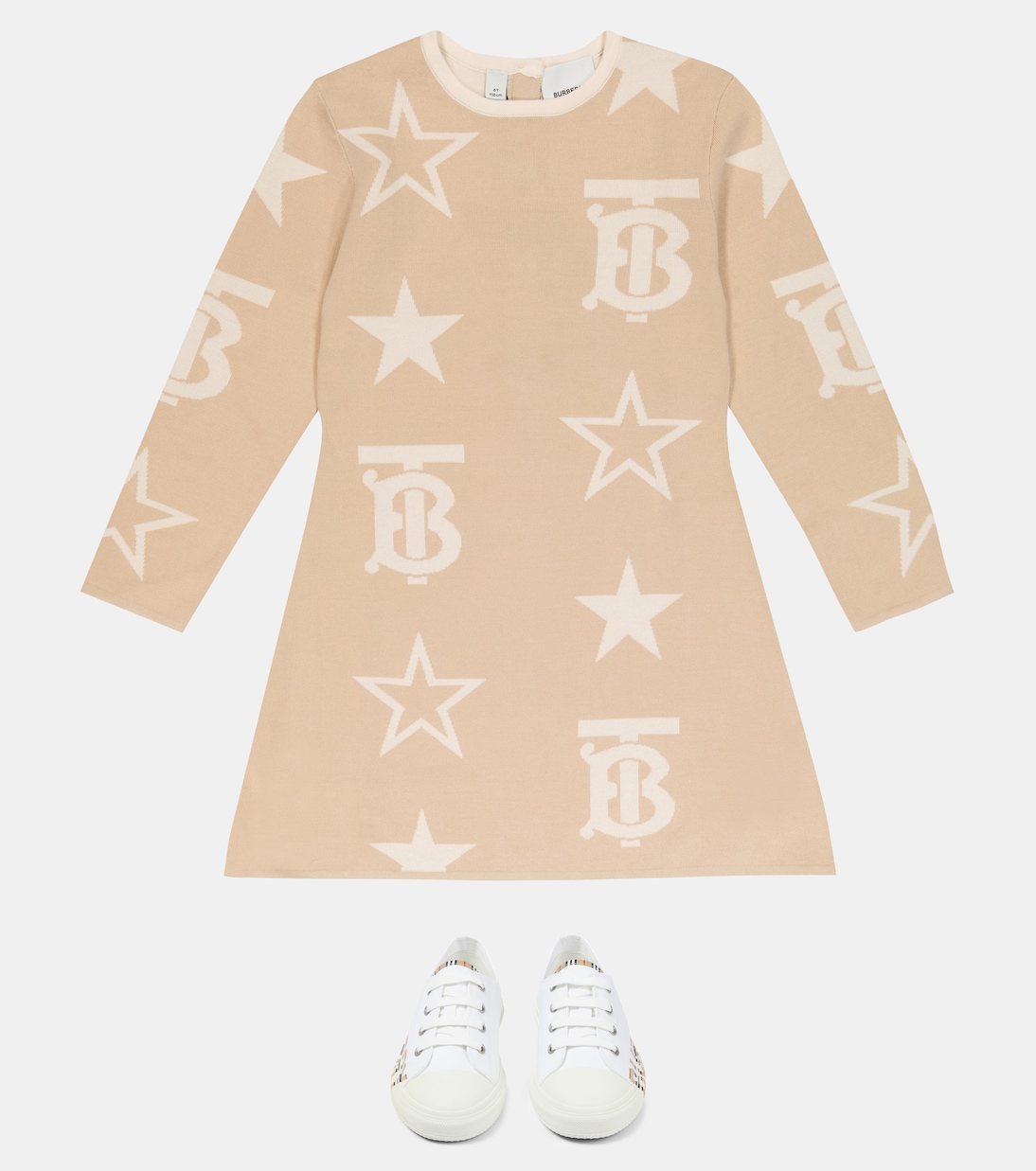 Sylvie cotton-blend dress | Burberry Kids