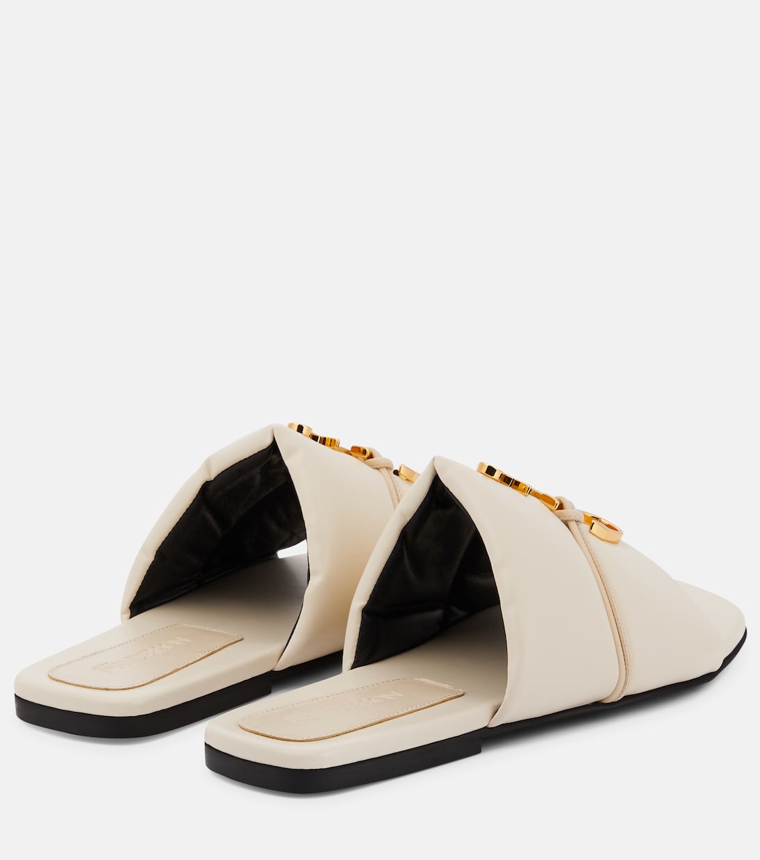 Anchor leather slides | JW Anderson