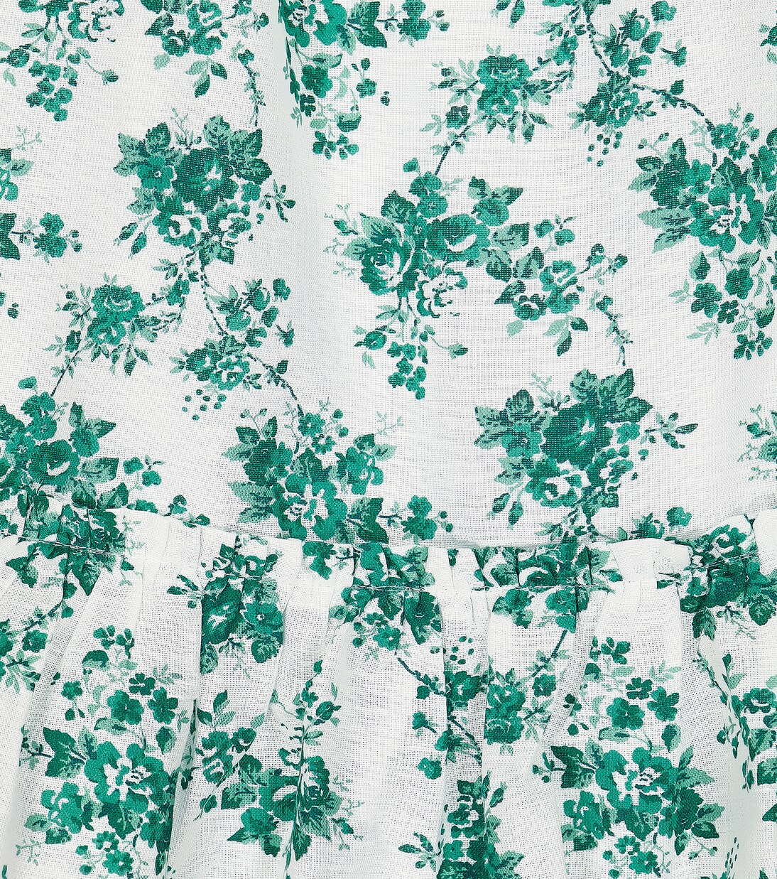 Printed ruffle-trimmed cotton dress | Tartine et Chocolat