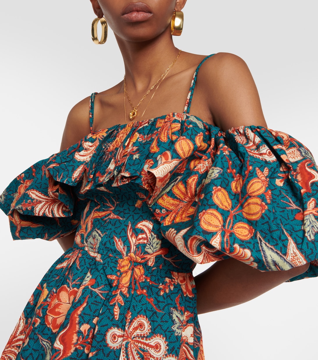 Robe Lila en coton à fleurs | Ulla Johnson