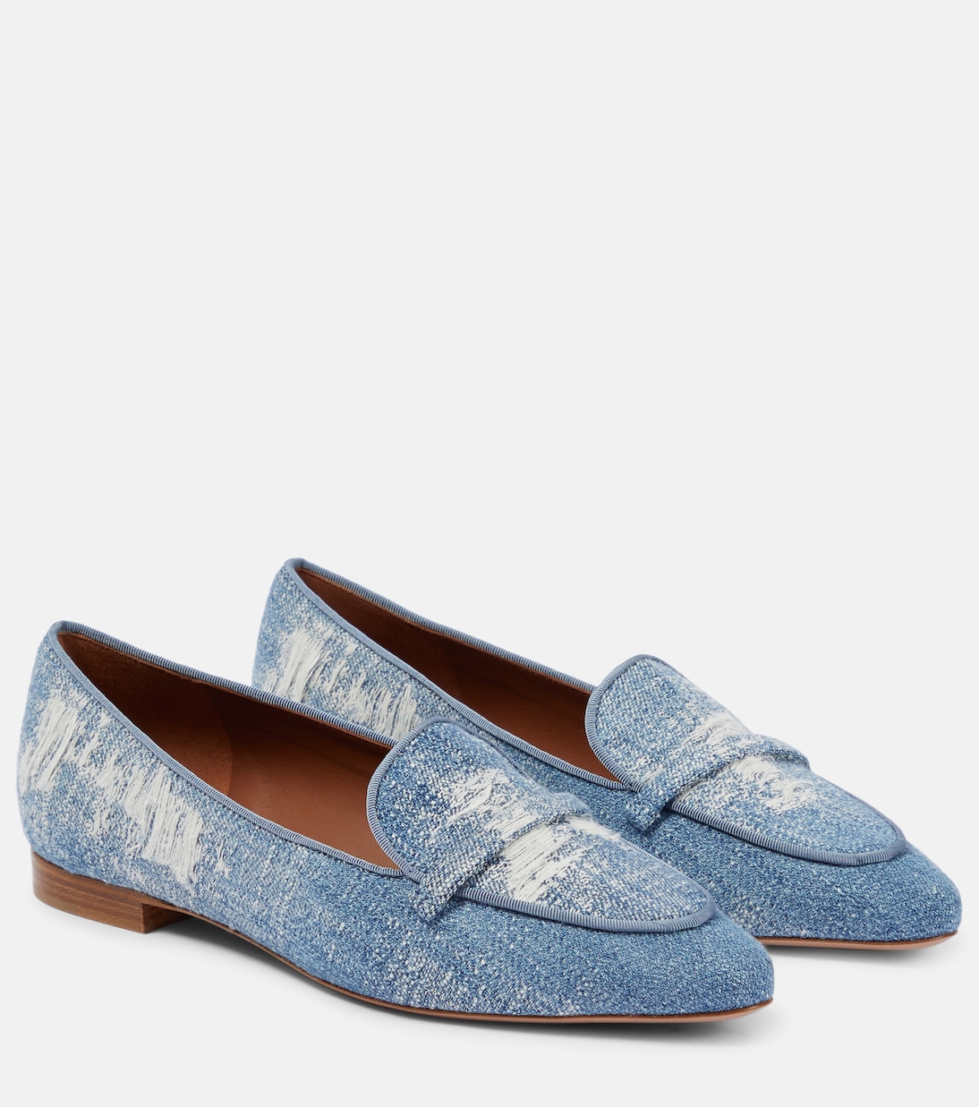 Loafers Bruni aus Denim | Malone Souliers
