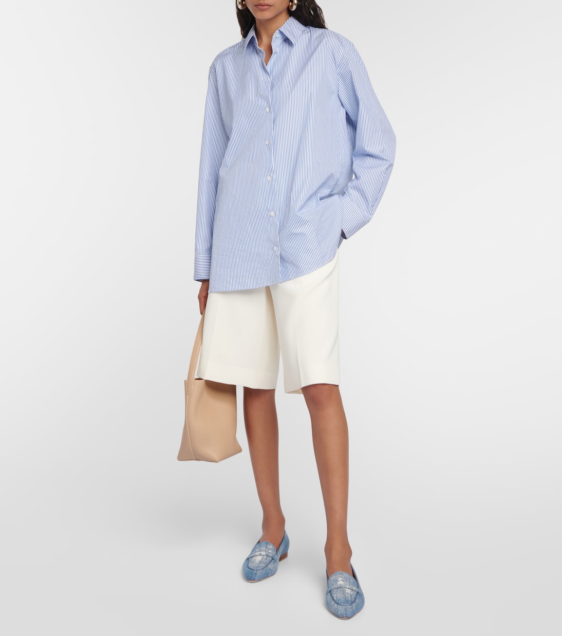 Loafers Bruni aus Denim | Malone Souliers