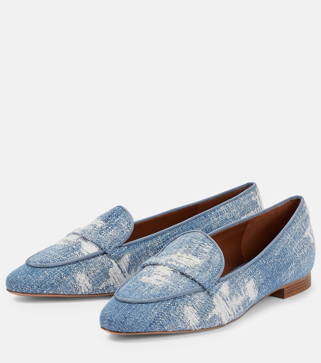 Loafers Bruni aus Denim | Malone Souliers