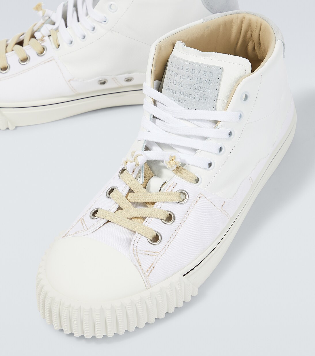 New Evolution leather high-top sneakers | Maison Margiela