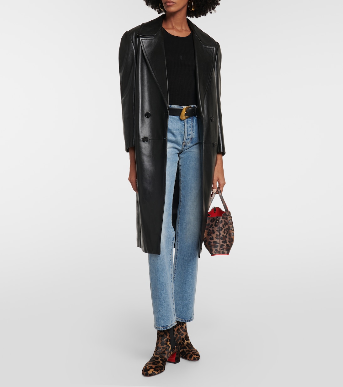 Turelastic leather ankle boots | Christian Louboutin