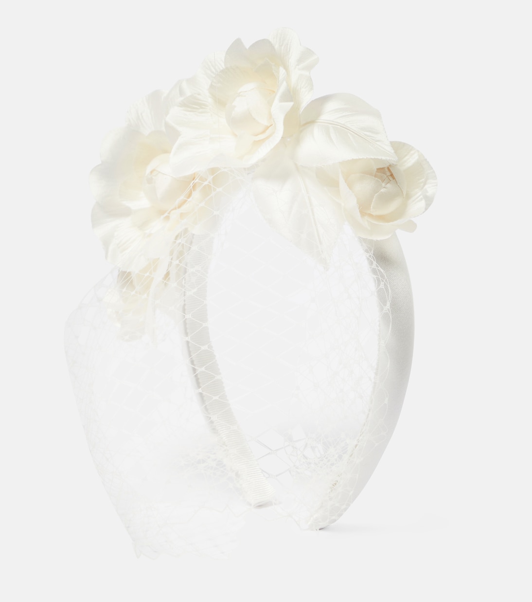 Bridal Camelia silk-blend headband | Jennifer Behr