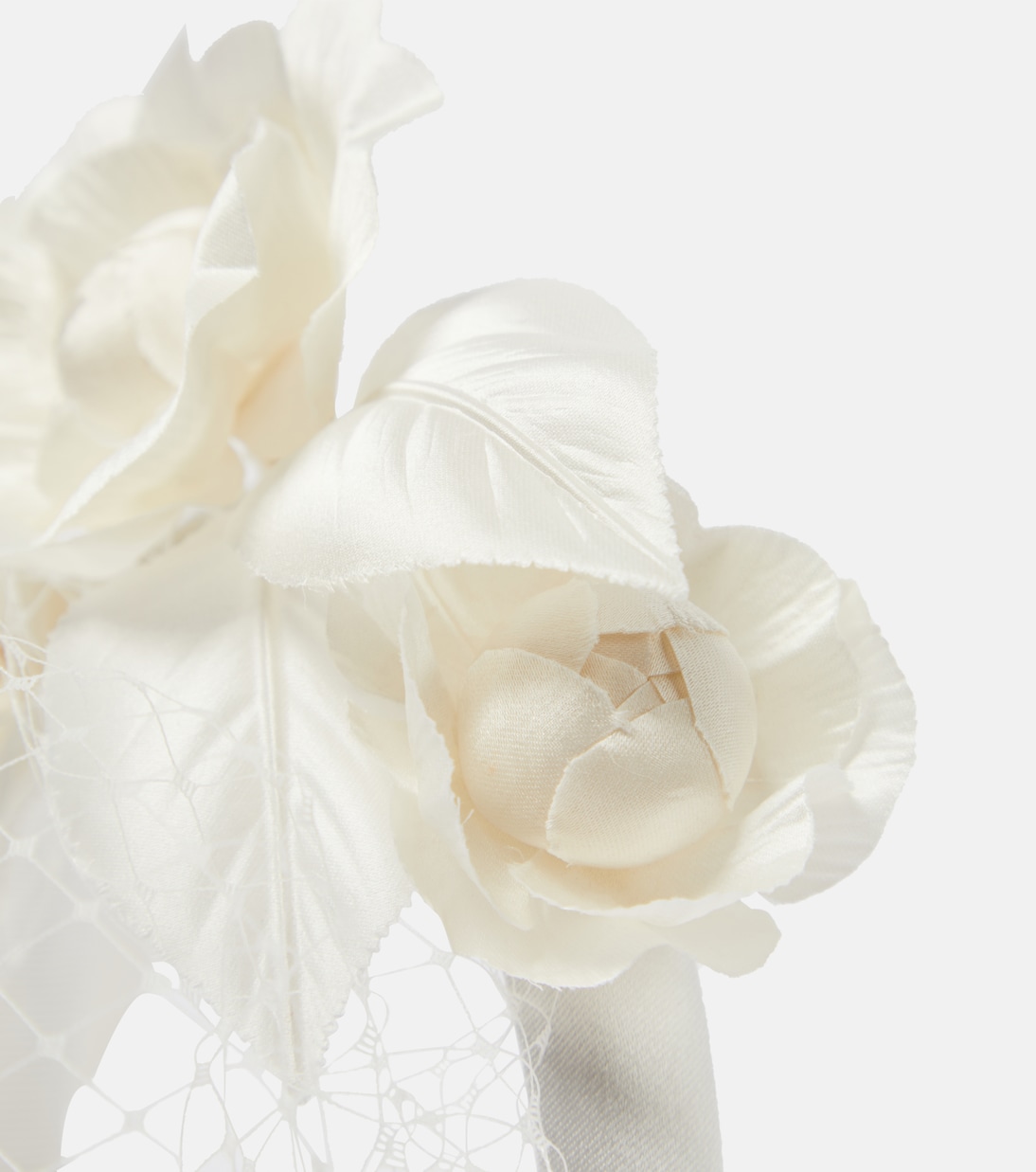 Bridal Camelia silk-blend headband | Jennifer Behr