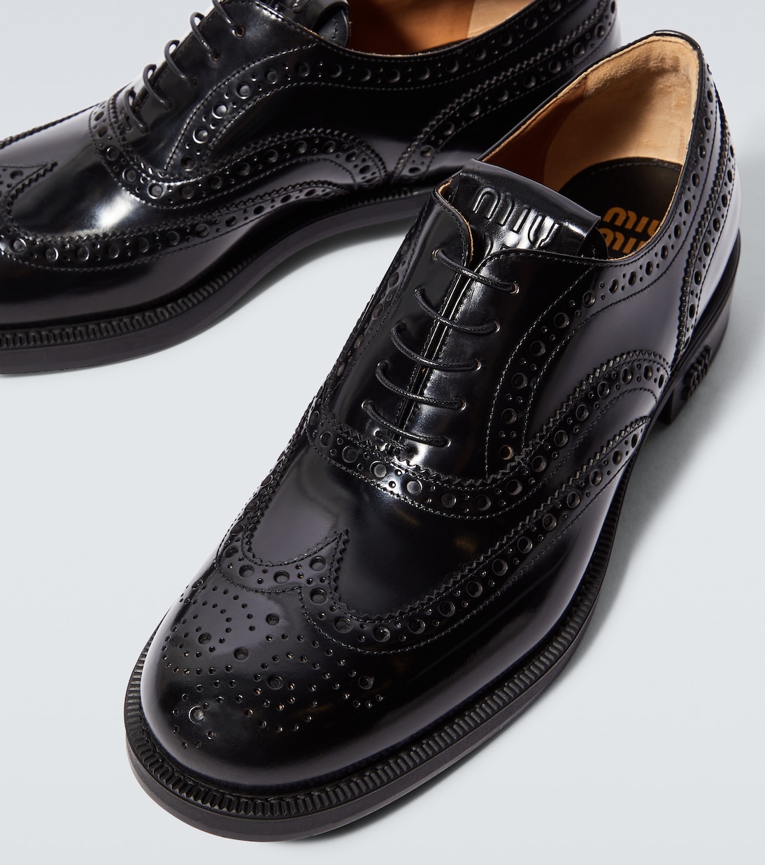 X Church's Schnürschuhe aus Leder | Miu Miu