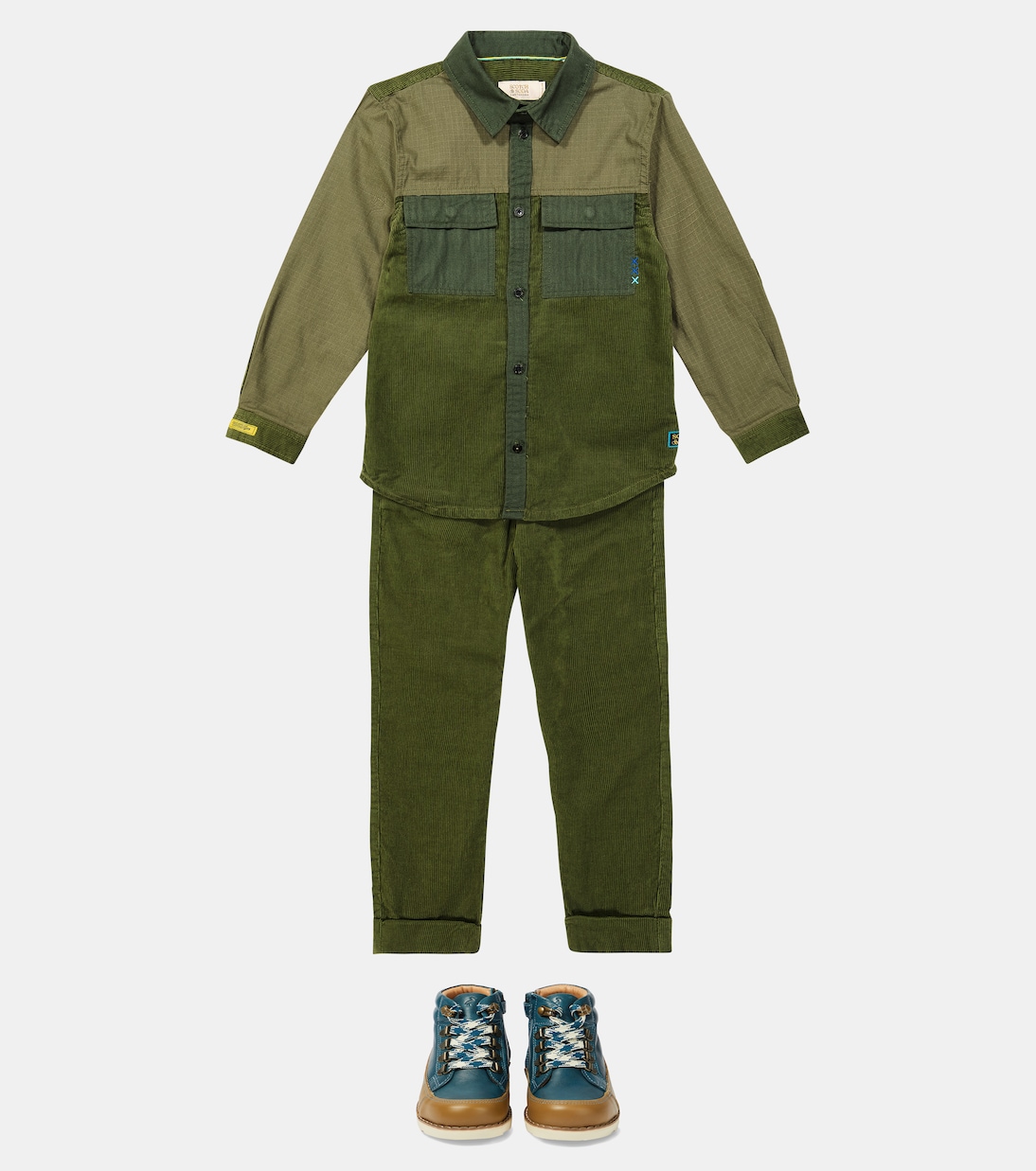 Cotton corduroy overshirt | Scotch & Soda Kids