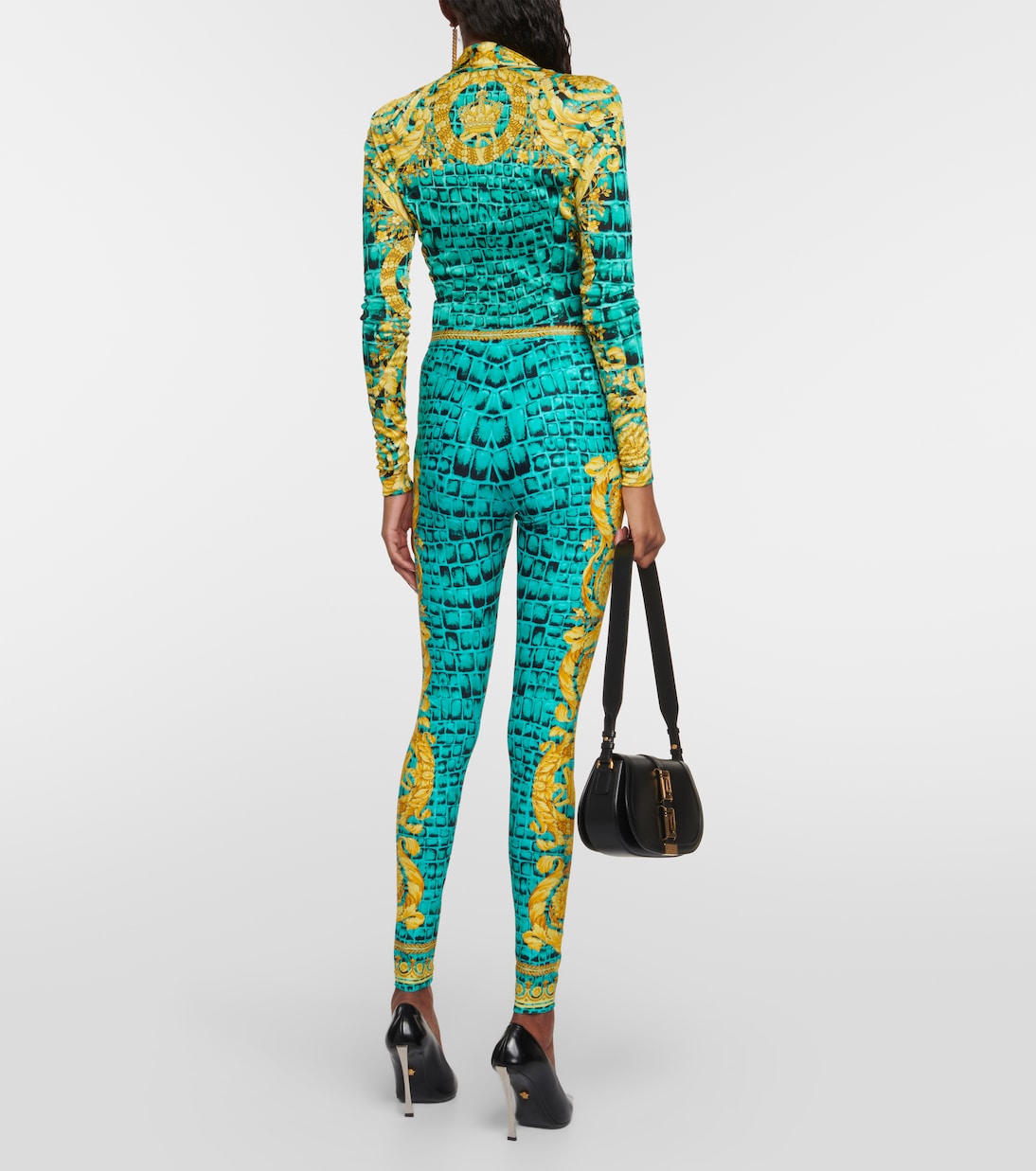 Leggings Regalia Baroque aus Jersey | Versace